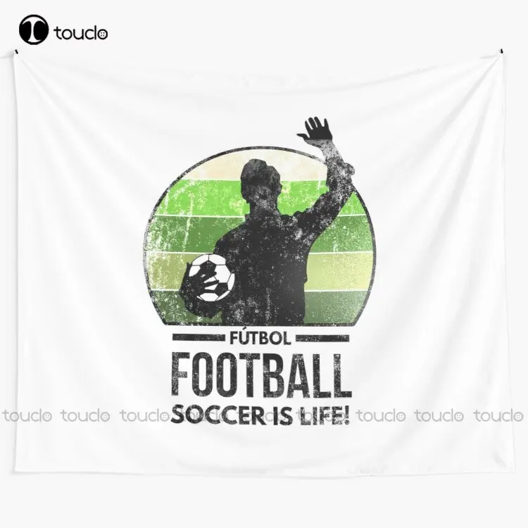 Review Home Decor - ใหม่ Futbol ฟุตบอลฟุตบอลคือชีวิต Tapestry Tapestry รีวิว