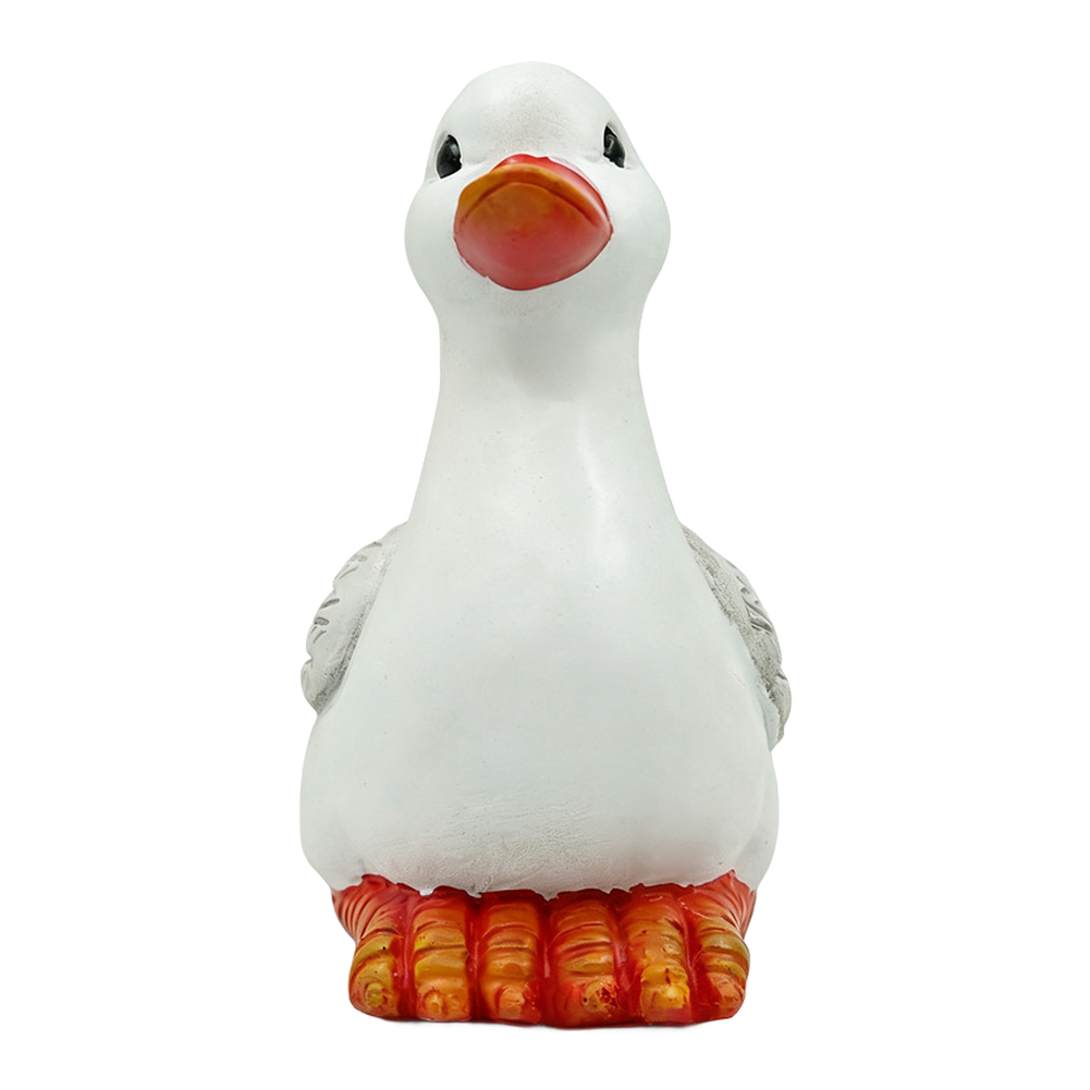 Home Decor Duck - รูปปั้นเป็ดเรซิ่น ของตกแต่งสวน รูปสัตว์ สำหรับตกแต่งภายนอกบ้าน ลานเฉลียง ระเบียง