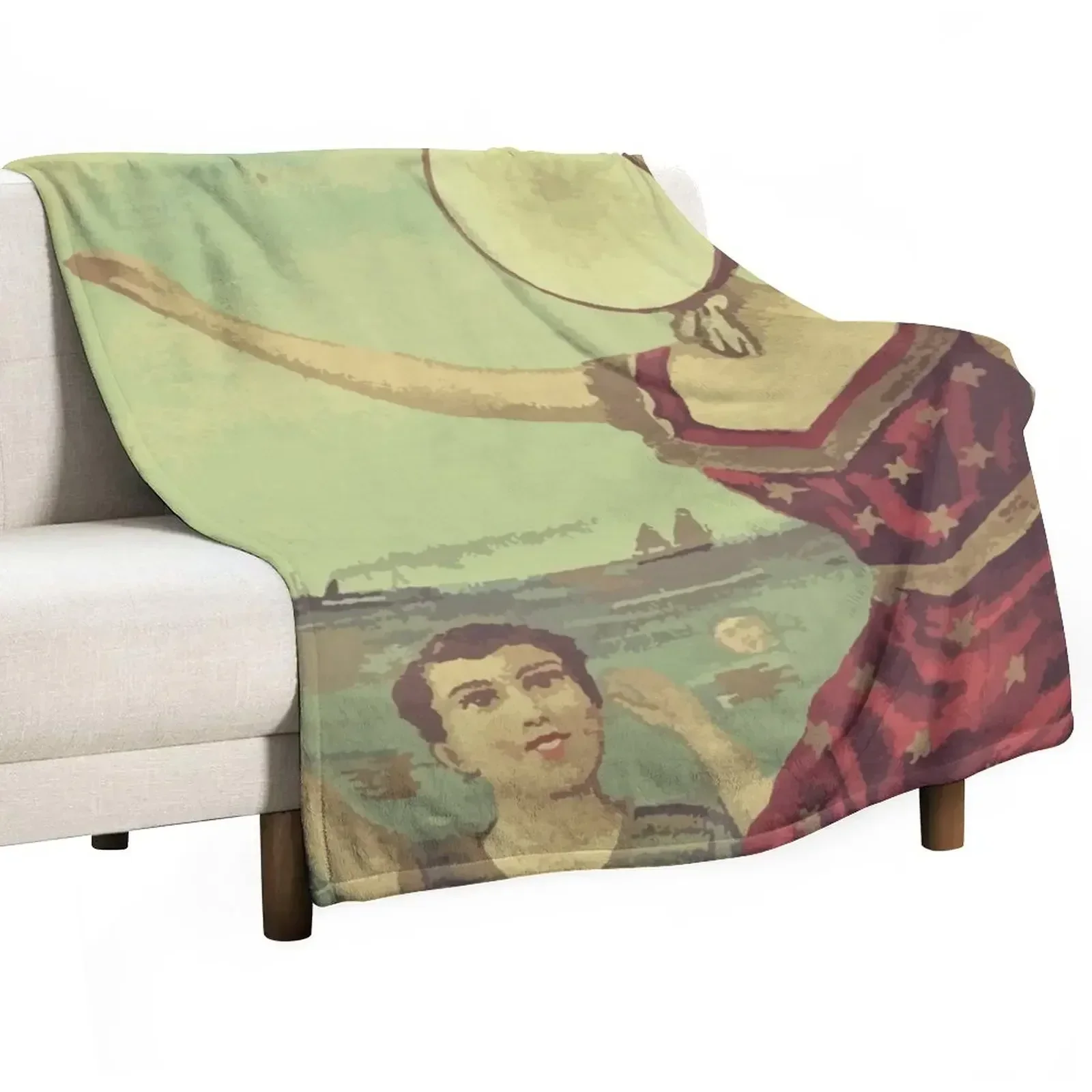 Neutral Throw Blanket - ผ้าห่มคลุมไหลลาย Neutral Milk Hotel In the