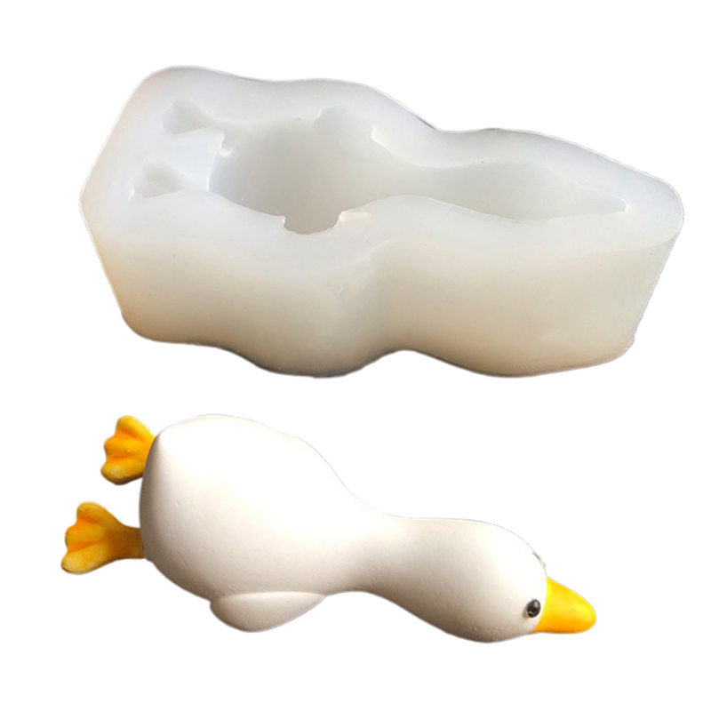 Home Decor Duck - แม่พิมพ์ซิลิโคนรูปเป็ด 3 มิติ น่ารัก สำหรับทำเทียนหอม พลาสเตอร์