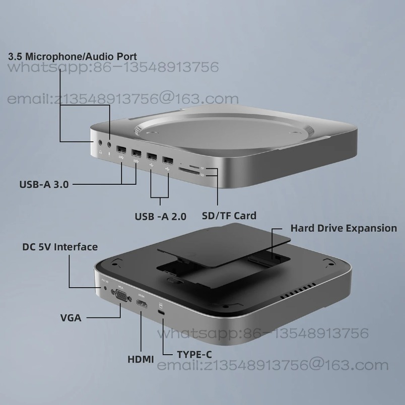 Home Decor Quick Delivery - แท่นเชื่อมต่อ Type-C แบบส่งสัญญาณเร็ว พร้อมกล่องใส่ M.2 NVME