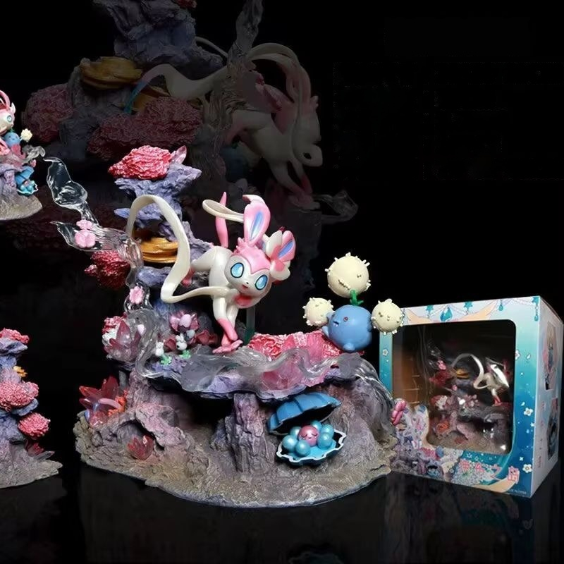 Home Decor Games - ฟิกเกอร์ Gk Sylveon Shroomish Clamperl Fairy