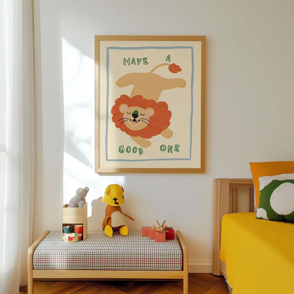 Home Decor Quotes - ภาพพิมพ์บนผ้าใบลายการ์ตูนทันสมัยพร้อมคำคม 