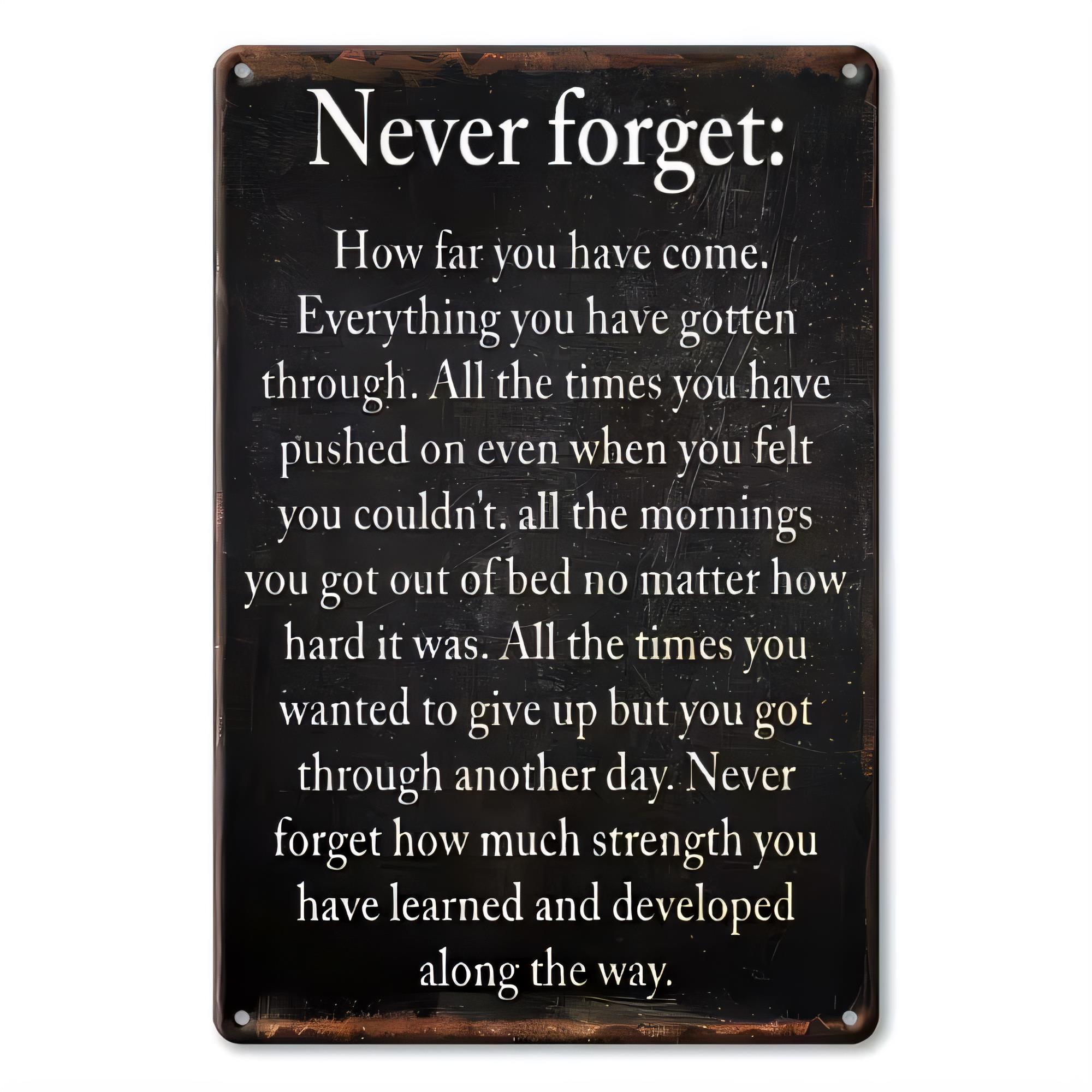 Home Decor Quotes - ป้ายโลหะคำคมสร้างแรงบันดาลใจ 