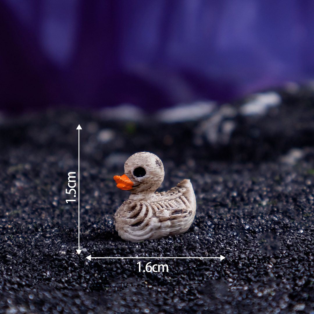 Home Decor Duck - เป็ดหัวกะโหลกสไตล์โกธิค ของตกแต่งเรซิน รูปปั้นตกแต่งฮาโลวีนสุดหลอน ของตกแต่งโต๊ะขนาดกะทัดรัด สำหรับตกแต่งบ้านและงานปาร์ตี้ฮาโลวีน