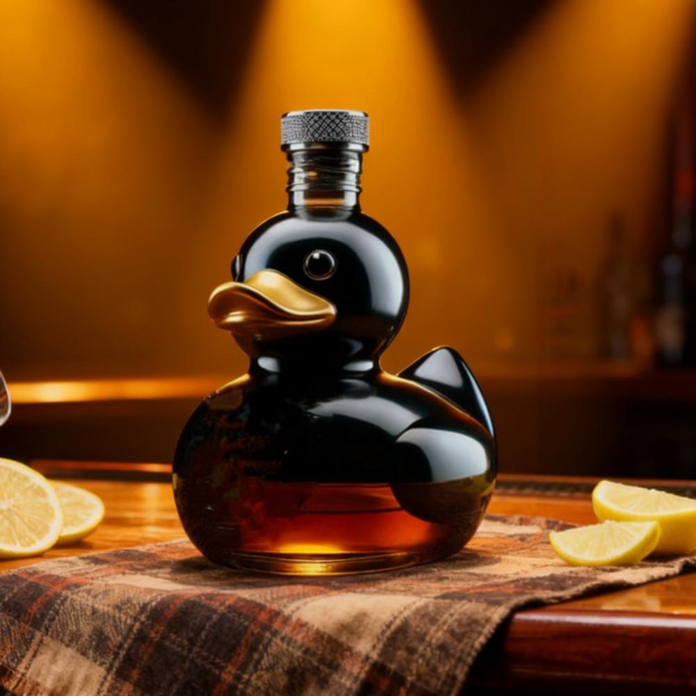 Home Decor Duck - ขวดเหล้ารูปเป็ดสุดเก๋ ขวดวิสกี้รูปเป็ดสำหรับตกแต่งบ้าน บาร์ ของตกแต่งรูปปั้นขวดไวน์สุดแปลกสำหรับสำนักงาน