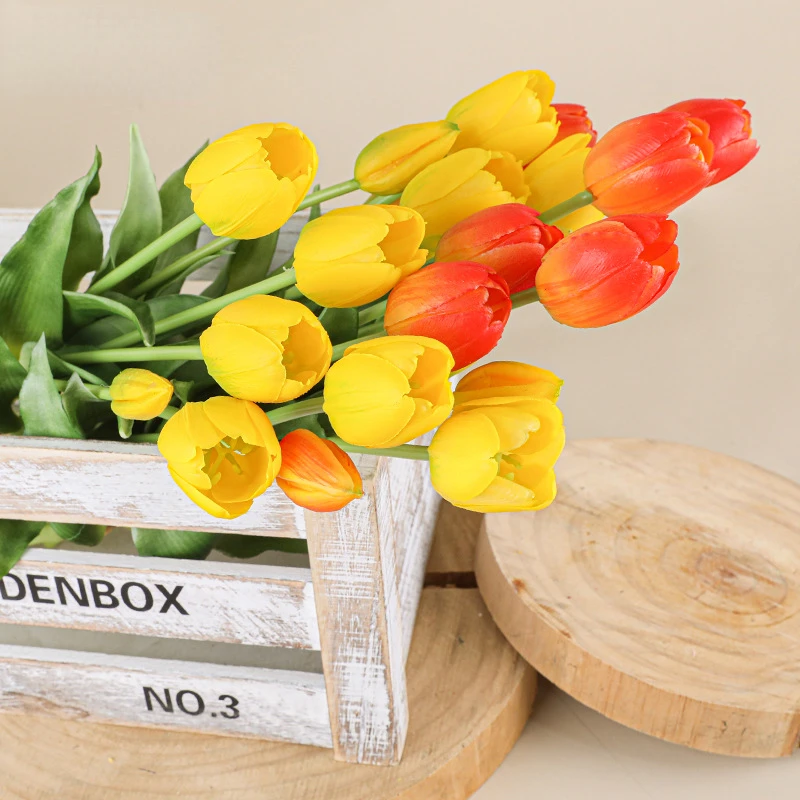ดอกทิวลิปประดิษฐ์ 5 หัวงานแต่ง - Home Decor Tulip บทวิจารณ์และราคา