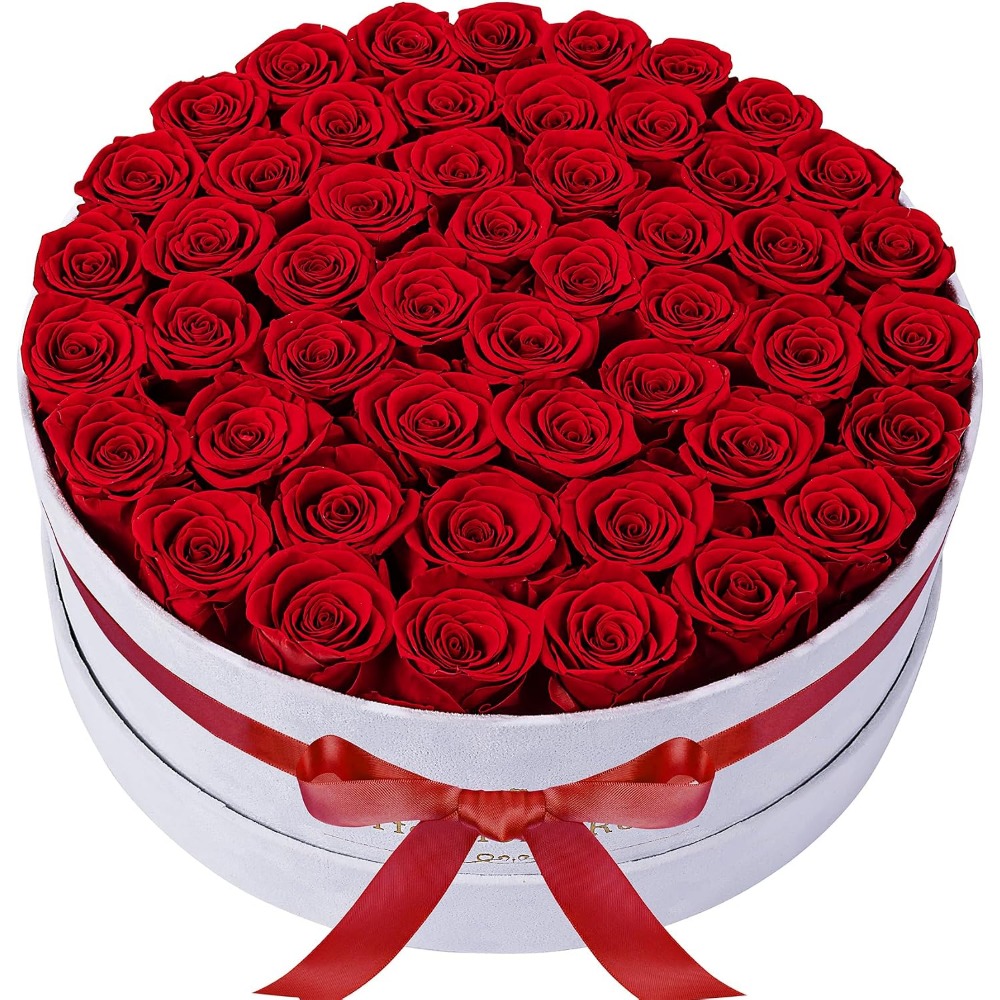 กล่องกำมะหยี่ 50 ดอกกุหลาบ ดอก - Home Decor Tulip บทวิจารณ์และราคา
