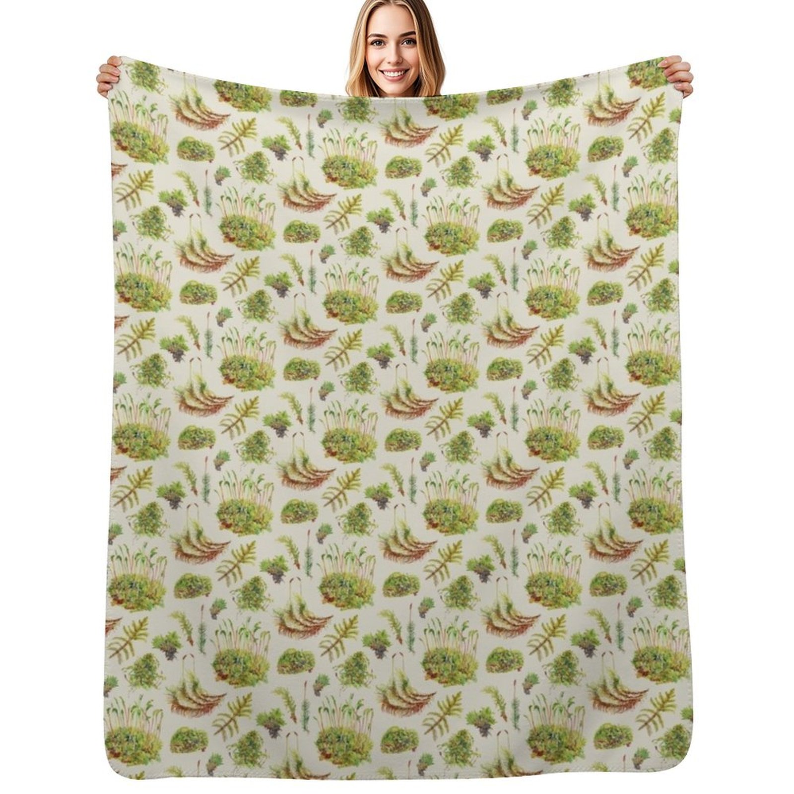 มอสส์ - ผ้าห่มนุ่มสบายแบบกลางเ - Neutral Throw Blanket บทวิจารณ์และราคา