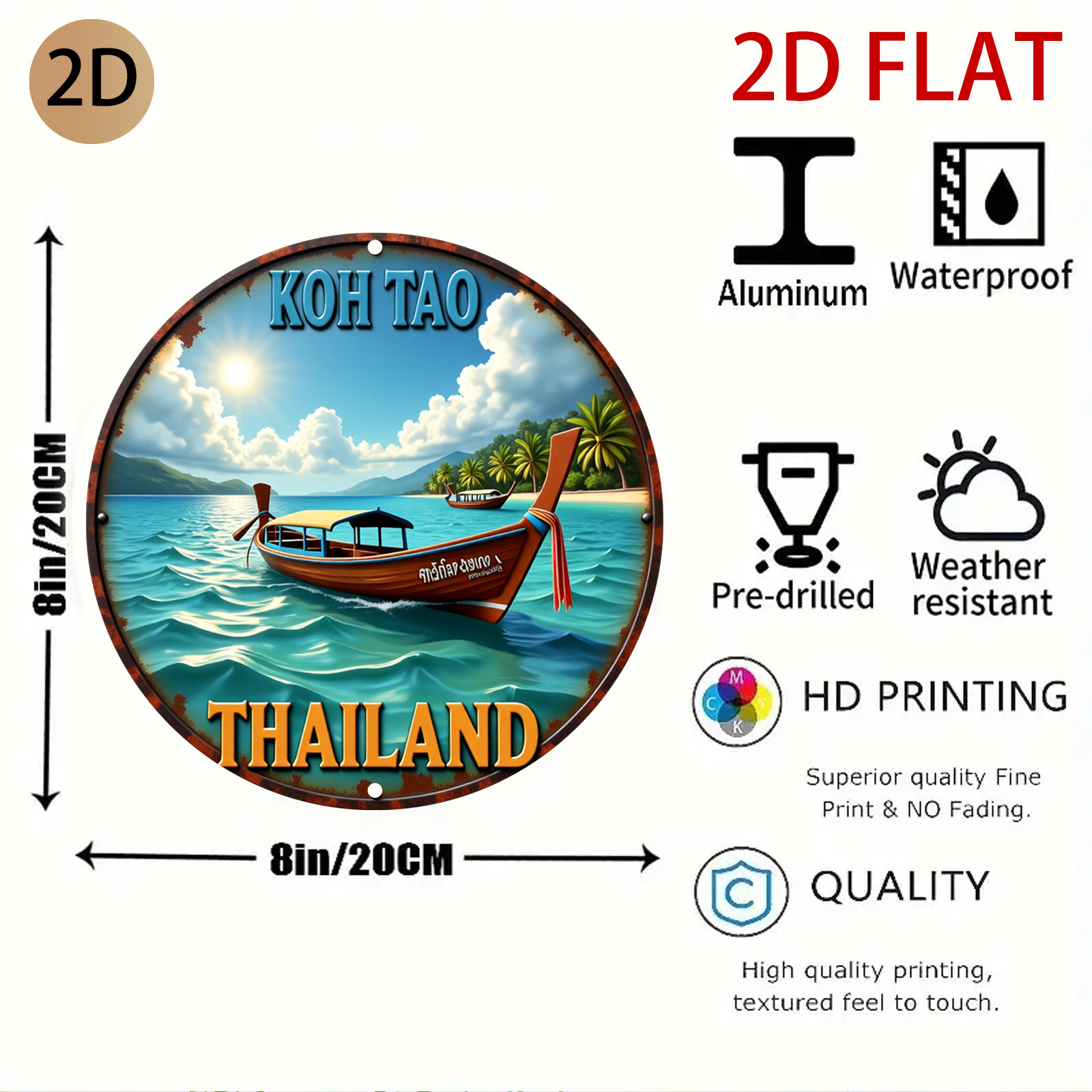 โลโก้เกาะโข่ว 2 มิติ แบบวงกลม  - Home Decor Logo Design บทวิจารณ์และราคา