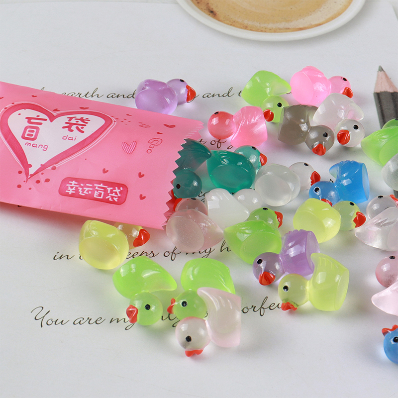 ตุ๊กตาเป็ดน้อยเรซินเรืองแสงขนา - Home Decor Duck บทวิจารณ์และราคา