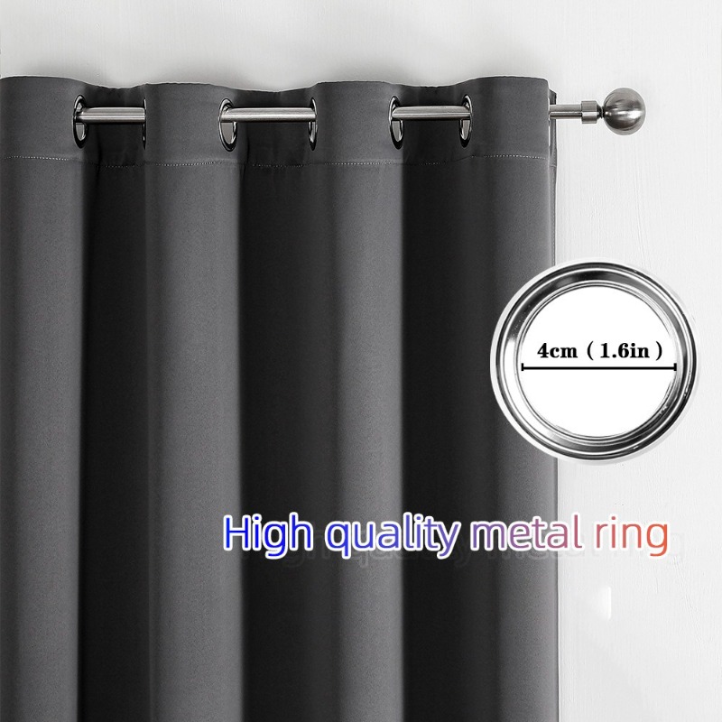 ผ้าม่านสีพื้นแบบกันแสงพร้อมห่ว - Home Decor Curtains บทวิจารณ์และราคา