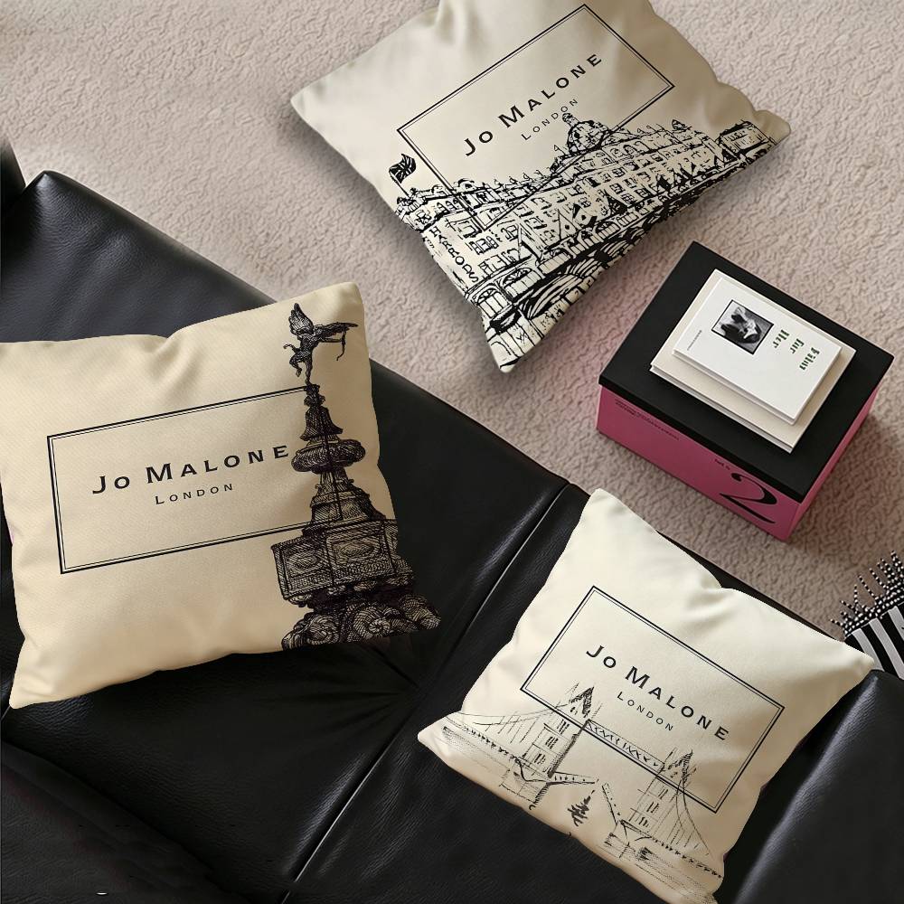 ปลอกหมอนแฟชั่นลายโลโก้ J-Jo M- - Home Decor Logo Design บทวิจารณ์และราคา