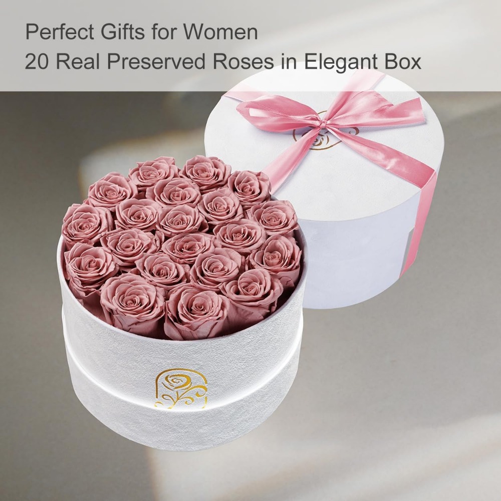 กล่องกำมะหยี่ดอกกุหลาบอมตะ ของ - Home Decor Tulip บทวิจารณ์และราคา