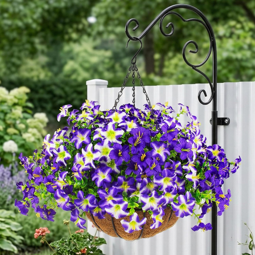 ดอกพิทูเนียสีม่วงเนียนสวย พร้อ - Home Decor Tulip บทวิจารณ์และราคา