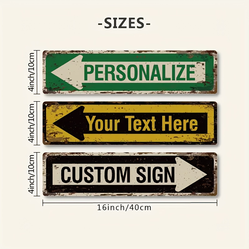 ป้ายโลหะวินเทจ 1 ชิ้น รูปทรงลู - Home Decor Outside บทวิจารณ์และราคา