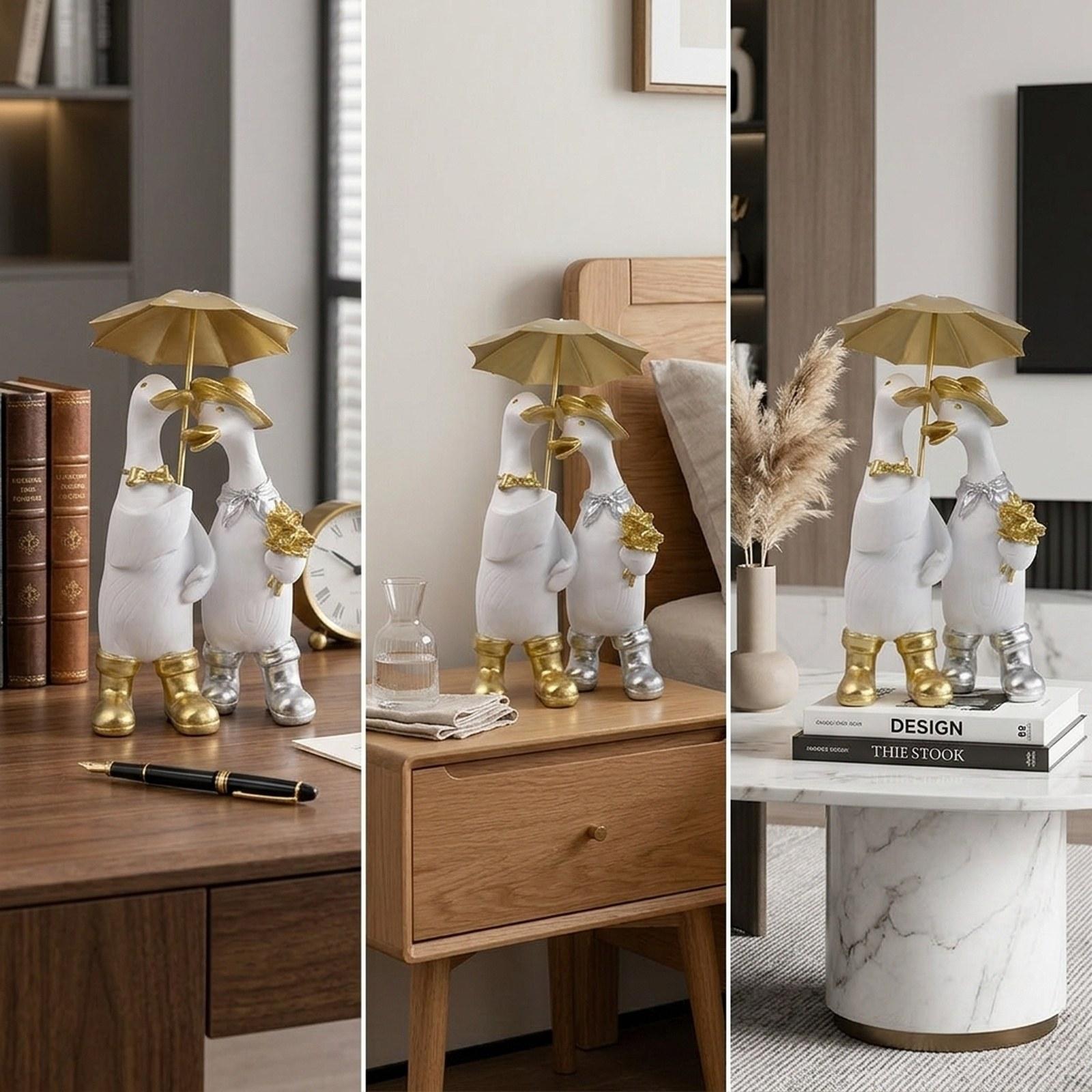 รูปปั้นเป็ดเหมือนจริง เรซิ่น ข - Home Decor Duck บทวิจารณ์และราคา