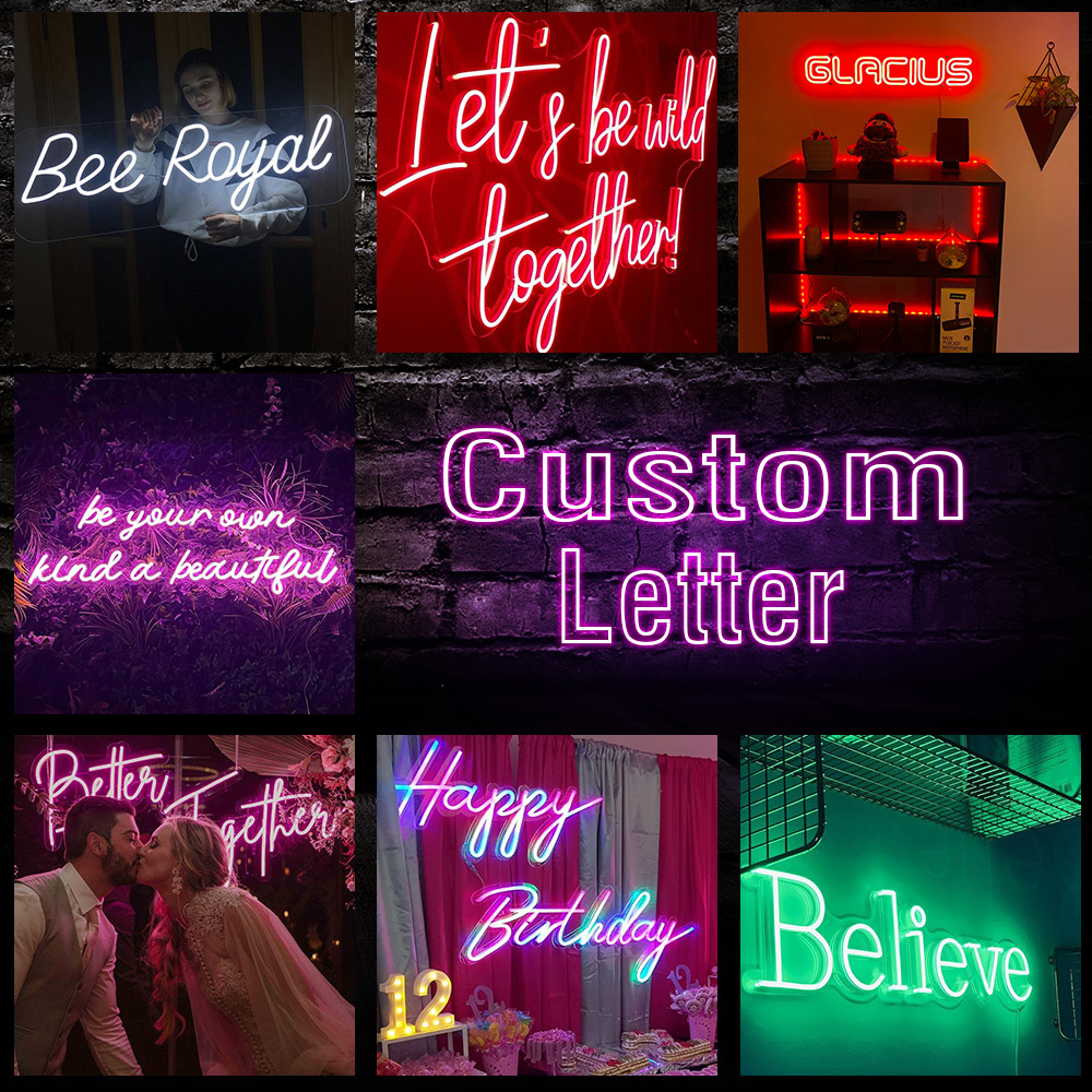ป้ายไฟนีออน LED แบบกำหนดเอง ออ - Home Decor Logo Design บทวิจารณ์และราคา