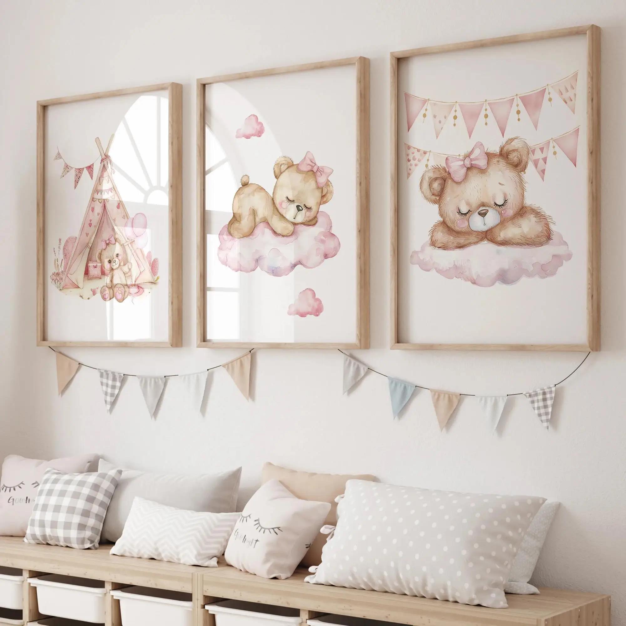 สีชมพู Dream Bear Carousel เต็ - Home Decor Reviews บทวิจารณ์และราคา
