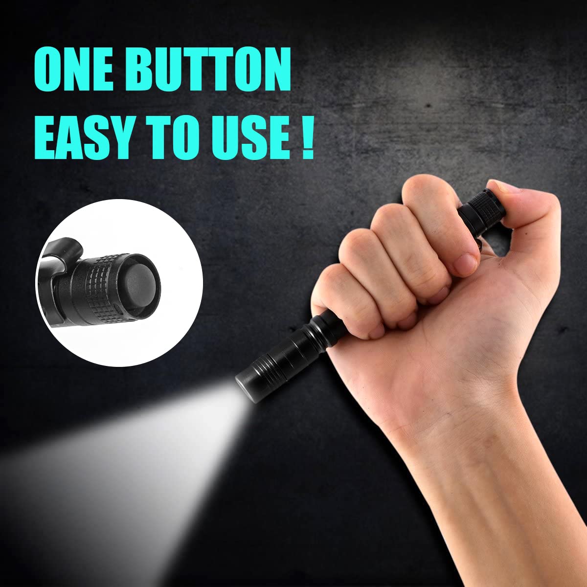 ไฟฉาย LED แบบพกพาขนาดเล็ก กันน - Home Decor Outside บทวิจารณ์และราคา