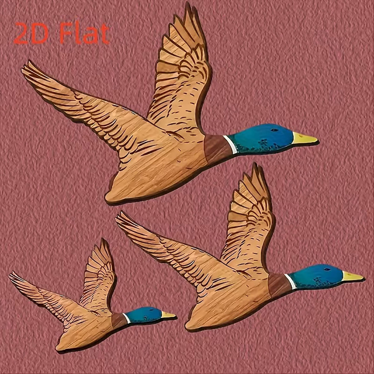 ชุดตกแต่งผนังไม้รูปเป็ดมัลลาร์ - Home Decor Duck บทวิจารณ์และราคา
