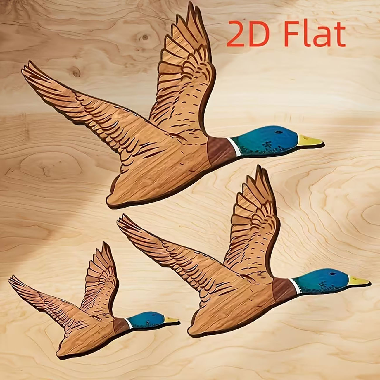 ชุดตกแต่งผนังไม้รูปเป็ดมัลลาร์ - Home Decor Duck บทวิจารณ์และราคา