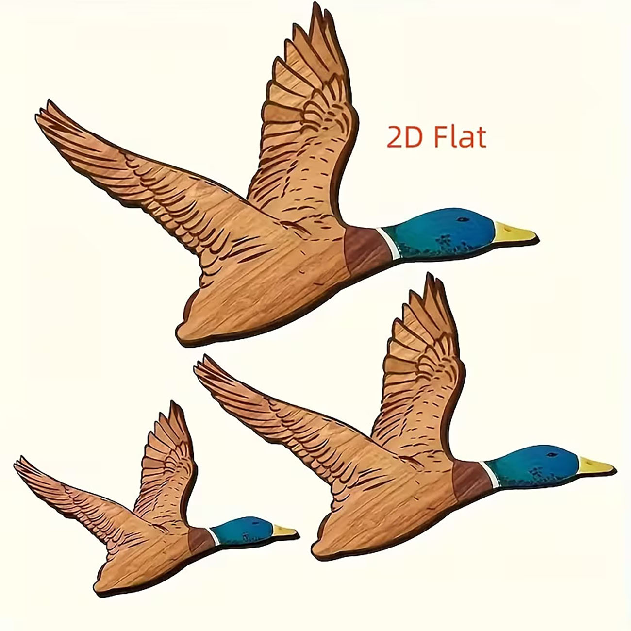 ชุดตกแต่งผนังไม้รูปเป็ดมัลลาร์ - Home Decor Duck บทวิจารณ์และราคา