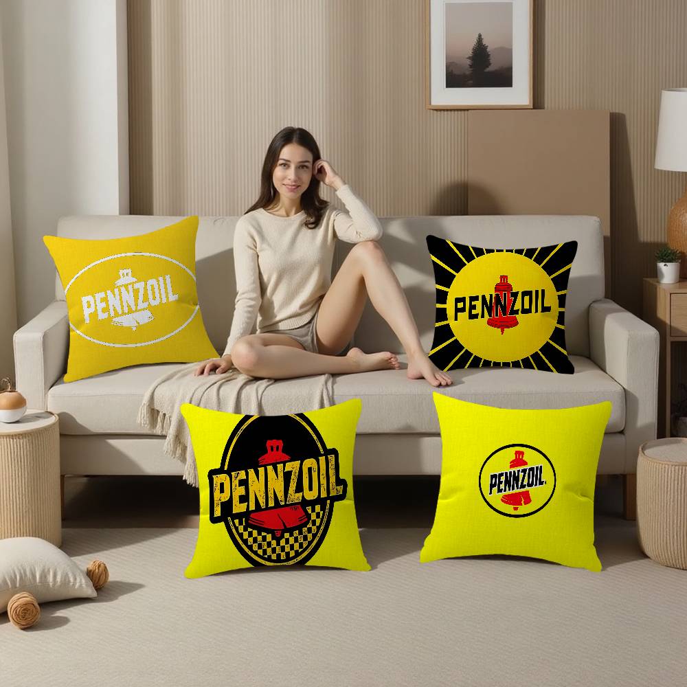 พรมเช็ดเท้าลายโลโก้ PENNZOIL ล - Home Decor Logo Design บทวิจารณ์และราคา