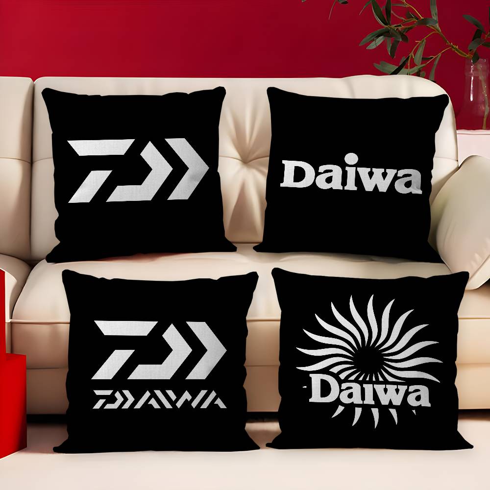 D-DaiwaS ปลอกหมอนลายโลโก้ตกปลา - Home Decor Logo Design บทวิจารณ์และราคา
