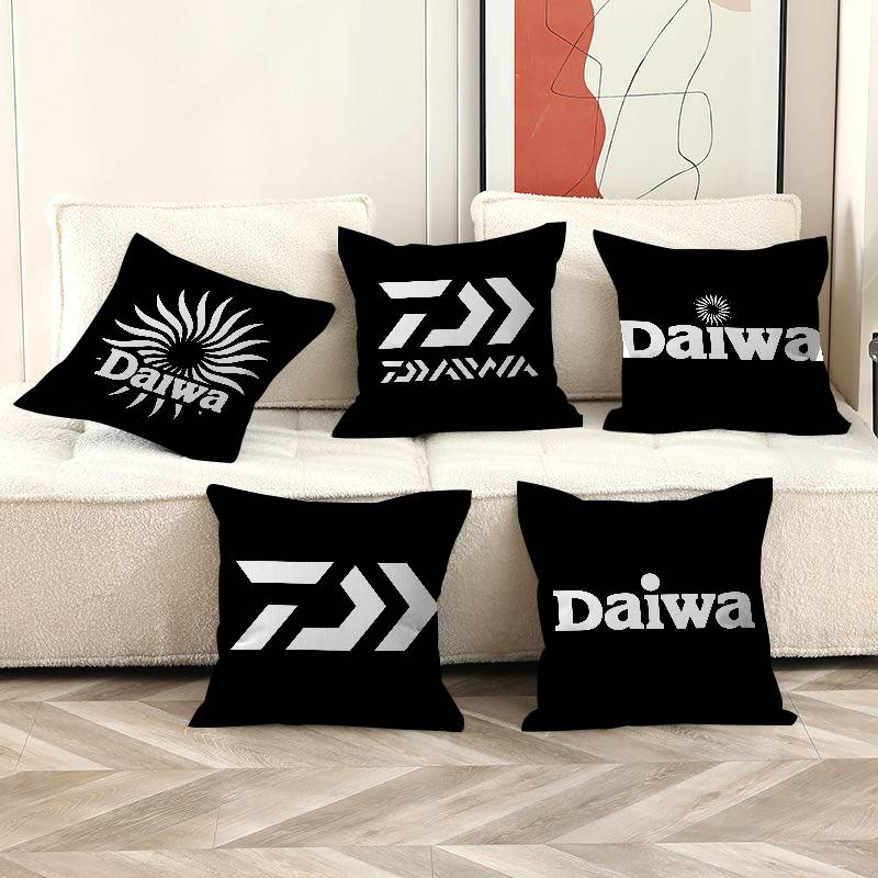 D-DaiwaS ปลอกหมอนลายโลโก้ตกปลา - Home Decor Logo Design บทวิจารณ์และราคา