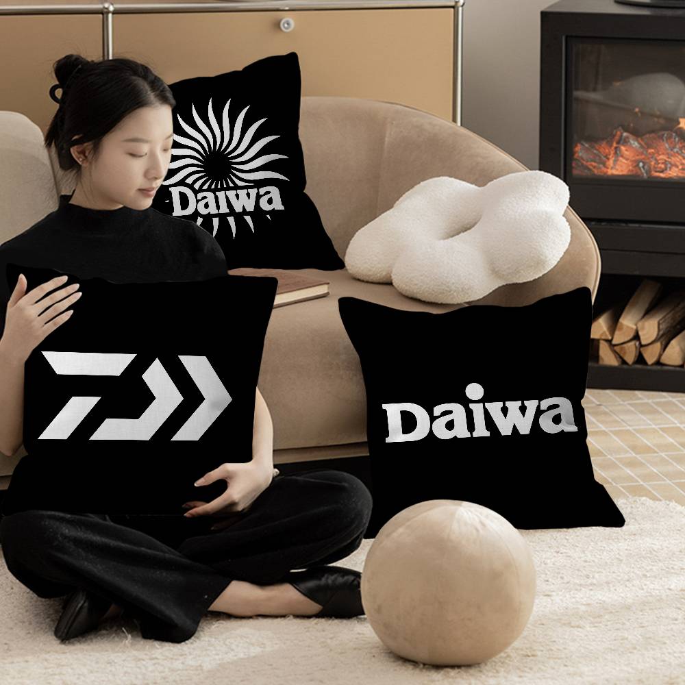 D-DaiwaS ปลอกหมอนลายโลโก้ตกปลา - Home Decor Logo Design บทวิจารณ์และราคา