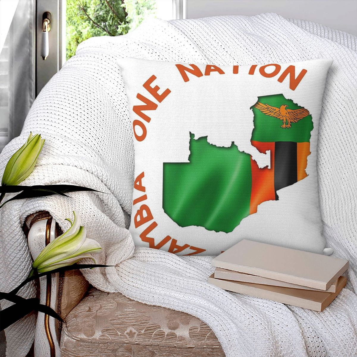 ปลอกหมอนอิง One Zambia One Nat - Home Decor Zambia บทวิจารณ์และราคา
