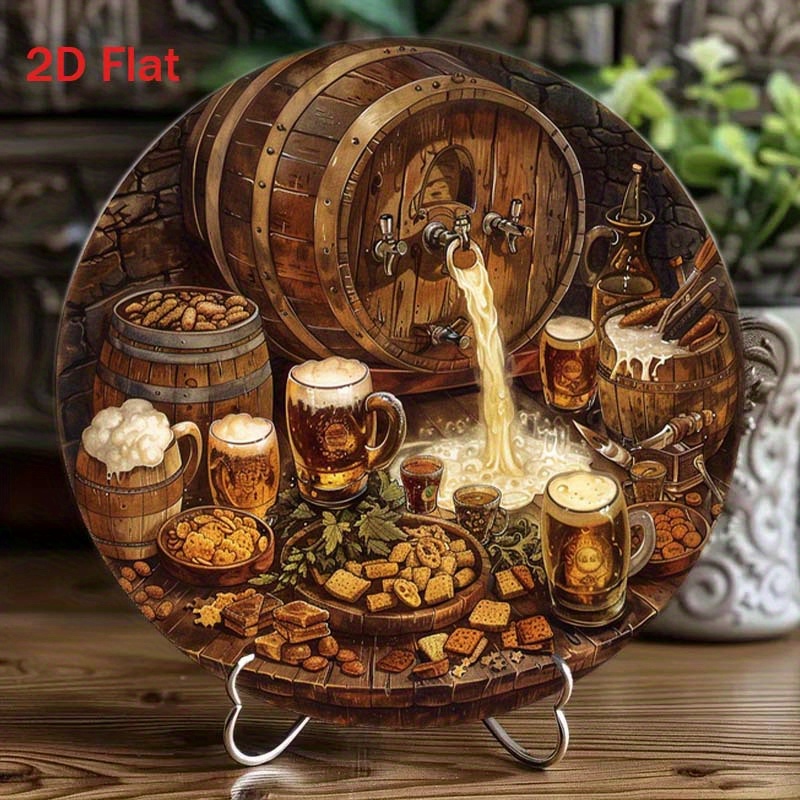 ป้ายอะลูมิเนียมทรงกลม 2 มิติ 1 - Home Decor Outside บทวิจารณ์และราคา