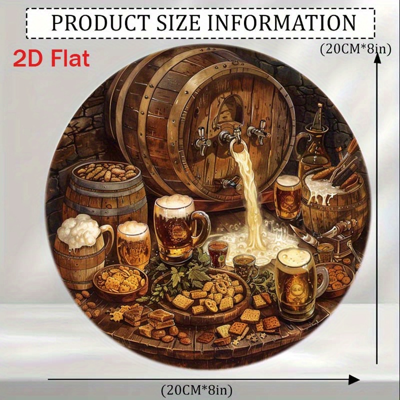 ป้ายอะลูมิเนียมทรงกลม 2 มิติ 1 - Home Decor Outside บทวิจารณ์และราคา
