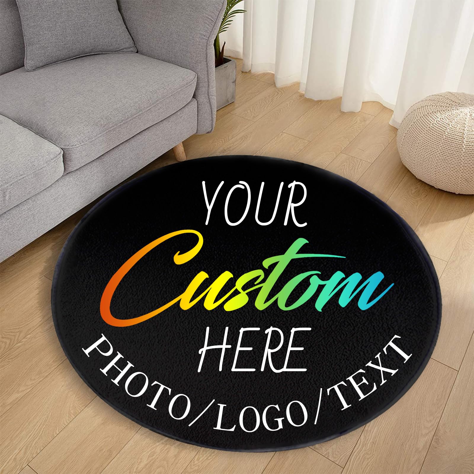 พรมสั่งทำ 1 ชิ้น ออกแบบเองได้  - Home Decor Logo Design บทวิจารณ์และราคา