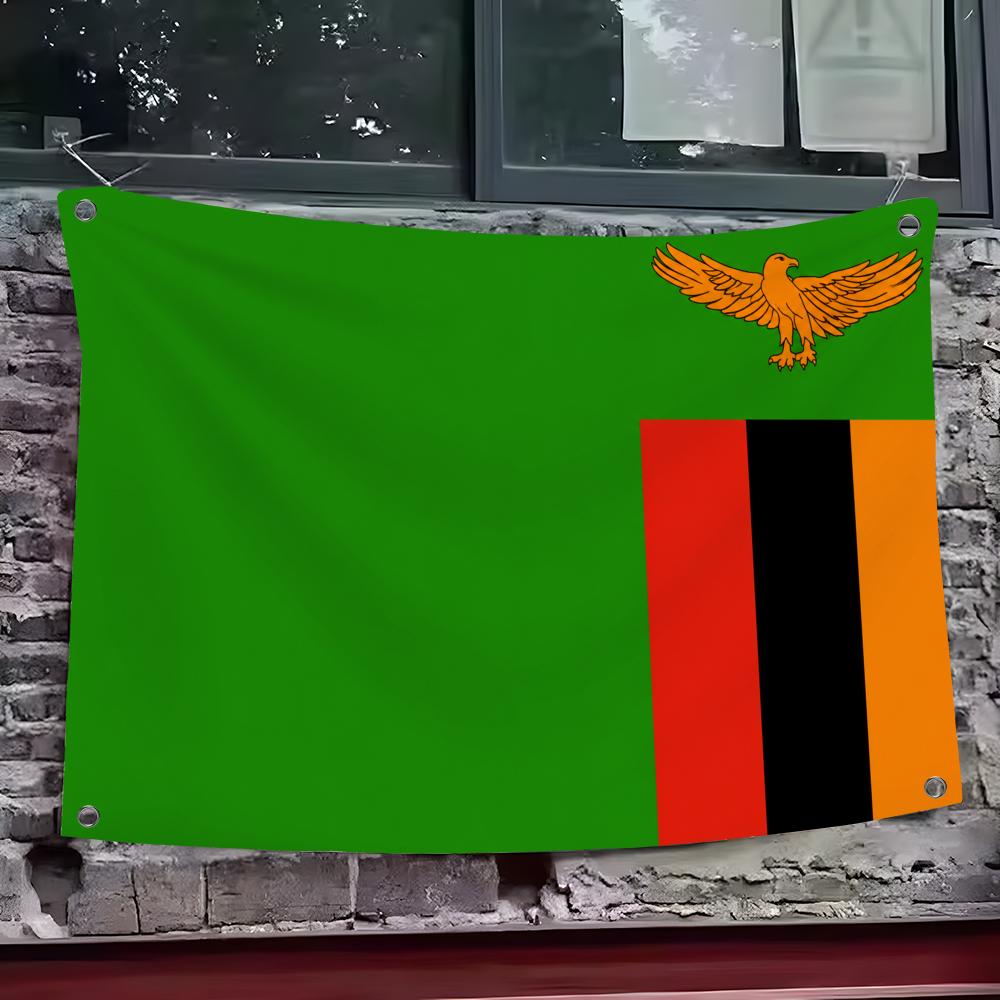 ธงแซมเบียแบบกำหนดเองแขวนผนังศิ - Home Decor Zambia บทวิจารณ์และราคา
