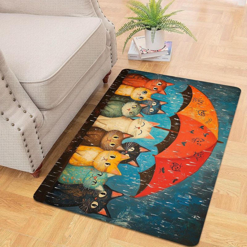 VIKAMA แมวน่ารักภายใต้ร่มพรมเช - Home Decor Under 1000 บทวิจารณ์และราคา