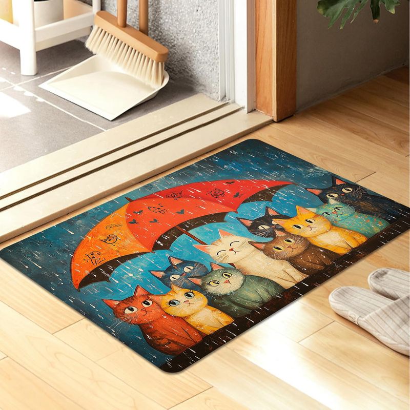 VIKAMA แมวน่ารักภายใต้ร่มพรมเช - Home Decor Under 1000 บทวิจารณ์และราคา