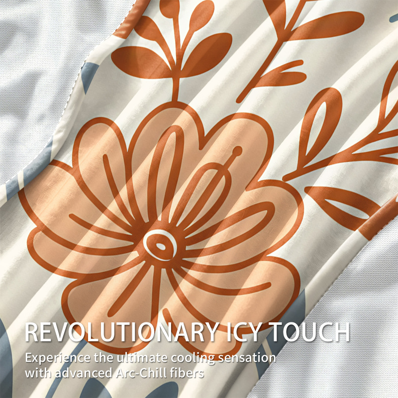 ผ้าห่มลายดอกไม้สไตล์วินเทจแบบก - Neutral Throw Blanket บทวิจารณ์และราคา