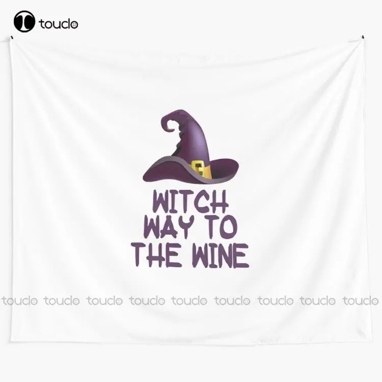 Witch Way To The Wine Tapestry - Review Home Decor บทวิจารณ์และราคา