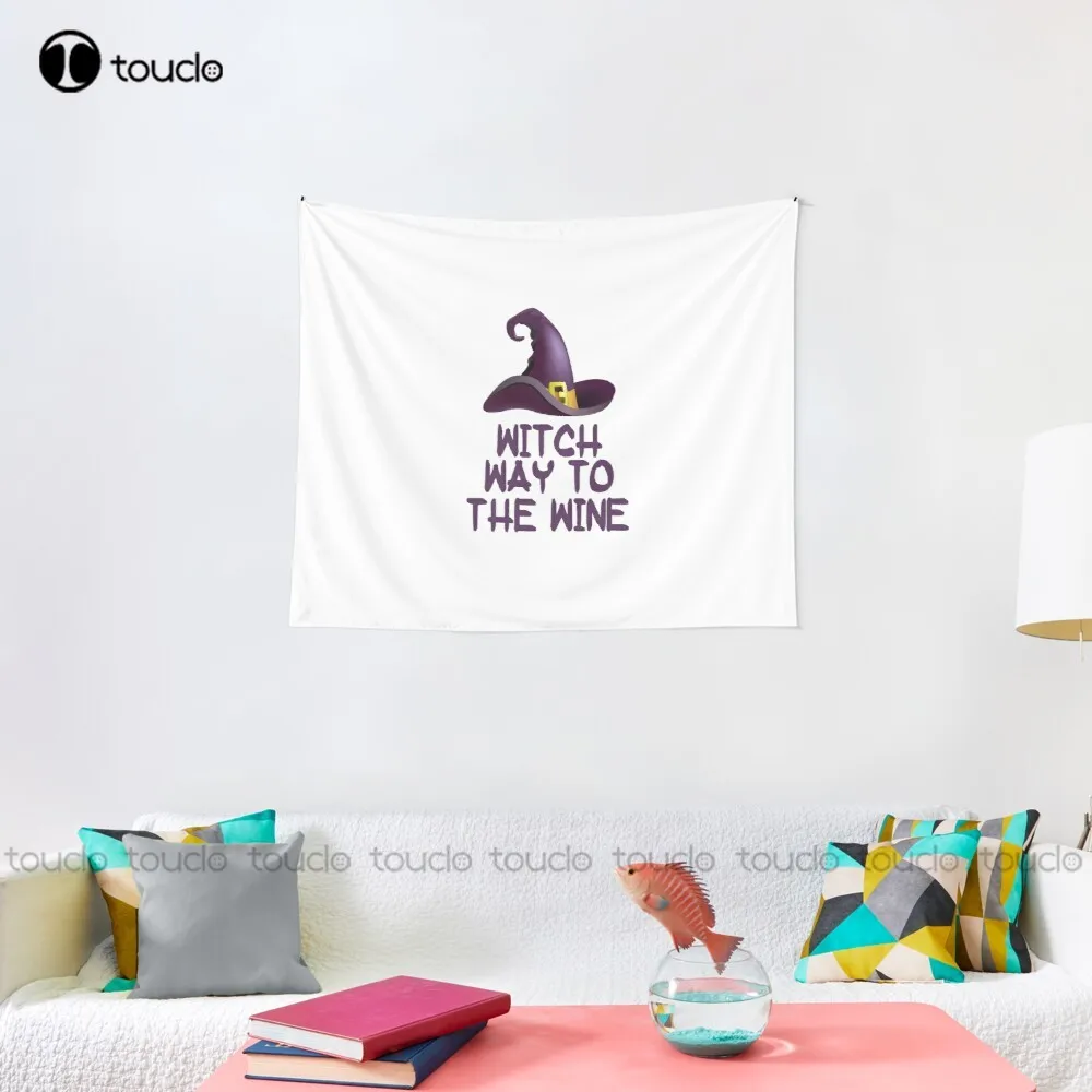 Witch Way To The Wine Tapestry - Review Home Decor บทวิจารณ์และราคา