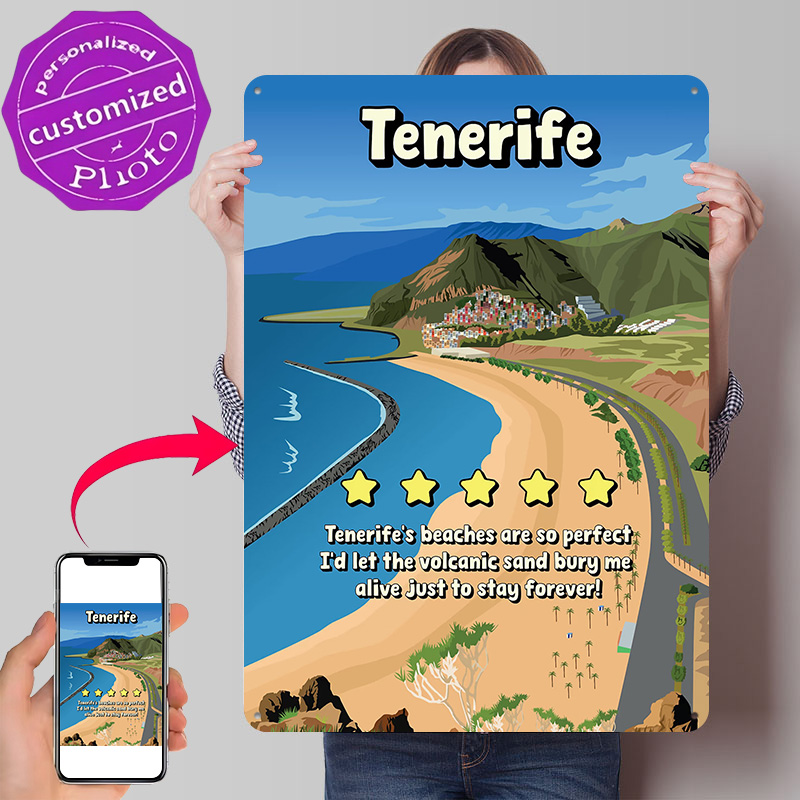โปสเตอร์ท่องเที่ยวเทเนริเฟ่ลาย - Review Home Decor บทวิจารณ์และราคา