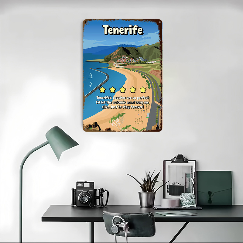โปสเตอร์ท่องเที่ยวเทเนริเฟ่ลาย - Review Home Decor บทวิจารณ์และราคา