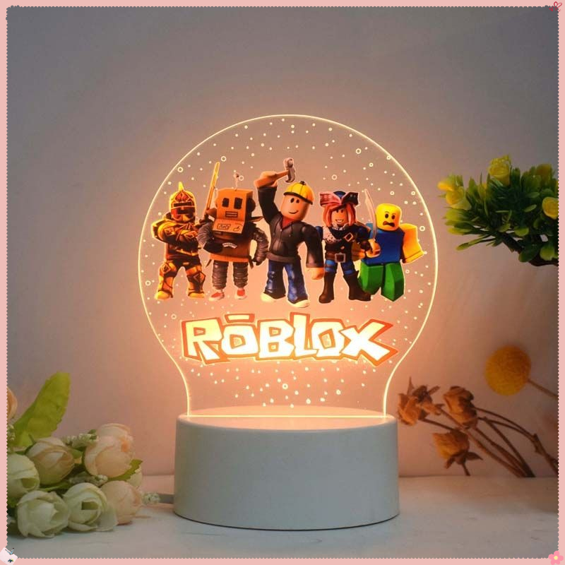 โคมไฟตั้งโต๊ะ 3D ลายตัวละคร Ro - Home Decor Games บทวิจารณ์และราคา