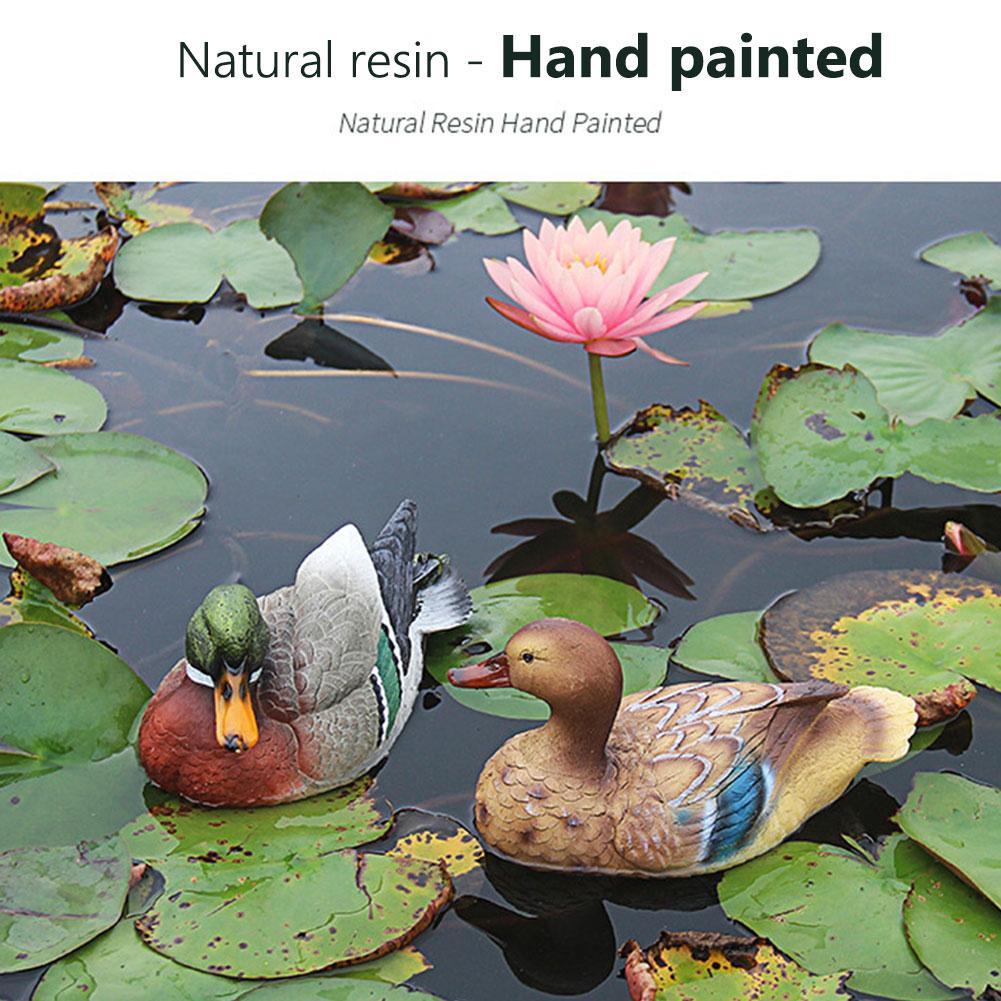 รูปปั้นเป็ดสวนกลางแจ้งขนาดใหญ่ - Home Decor Duck บทวิจารณ์และราคา