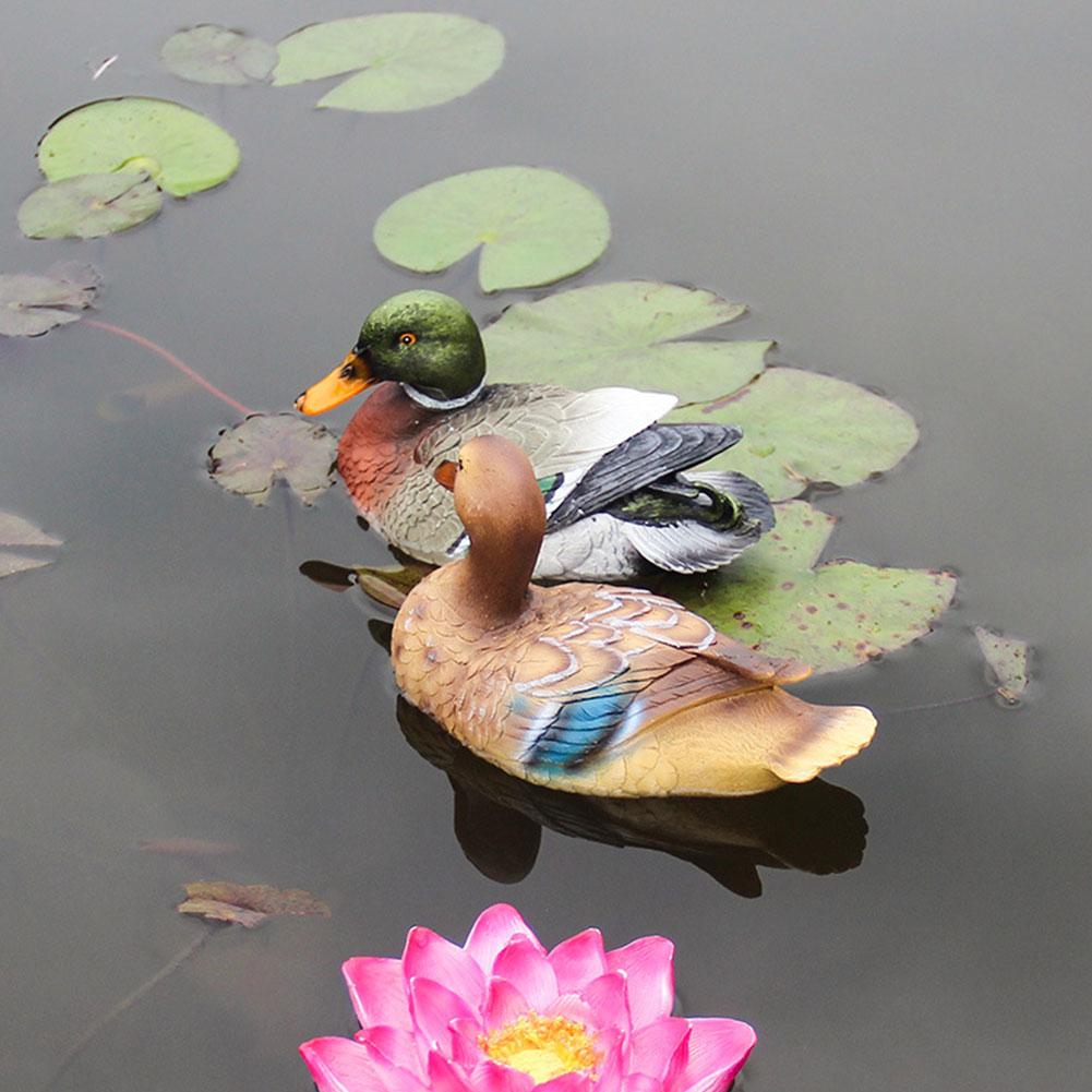 รูปปั้นเป็ดสวนกลางแจ้งขนาดใหญ่ - Home Decor Duck บทวิจารณ์และราคา