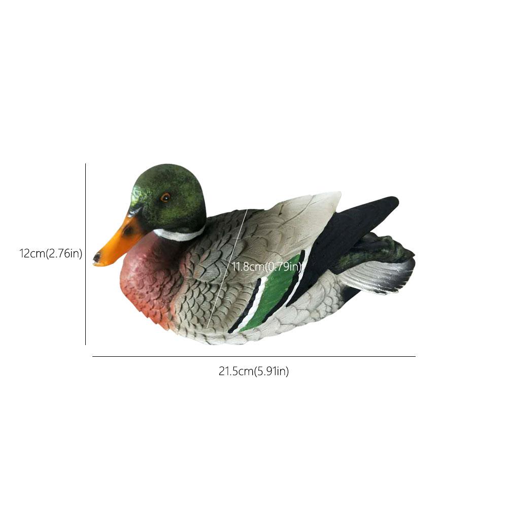 รูปปั้นเป็ดสวนกลางแจ้งขนาดใหญ่ - Home Decor Duck บทวิจารณ์และราคา