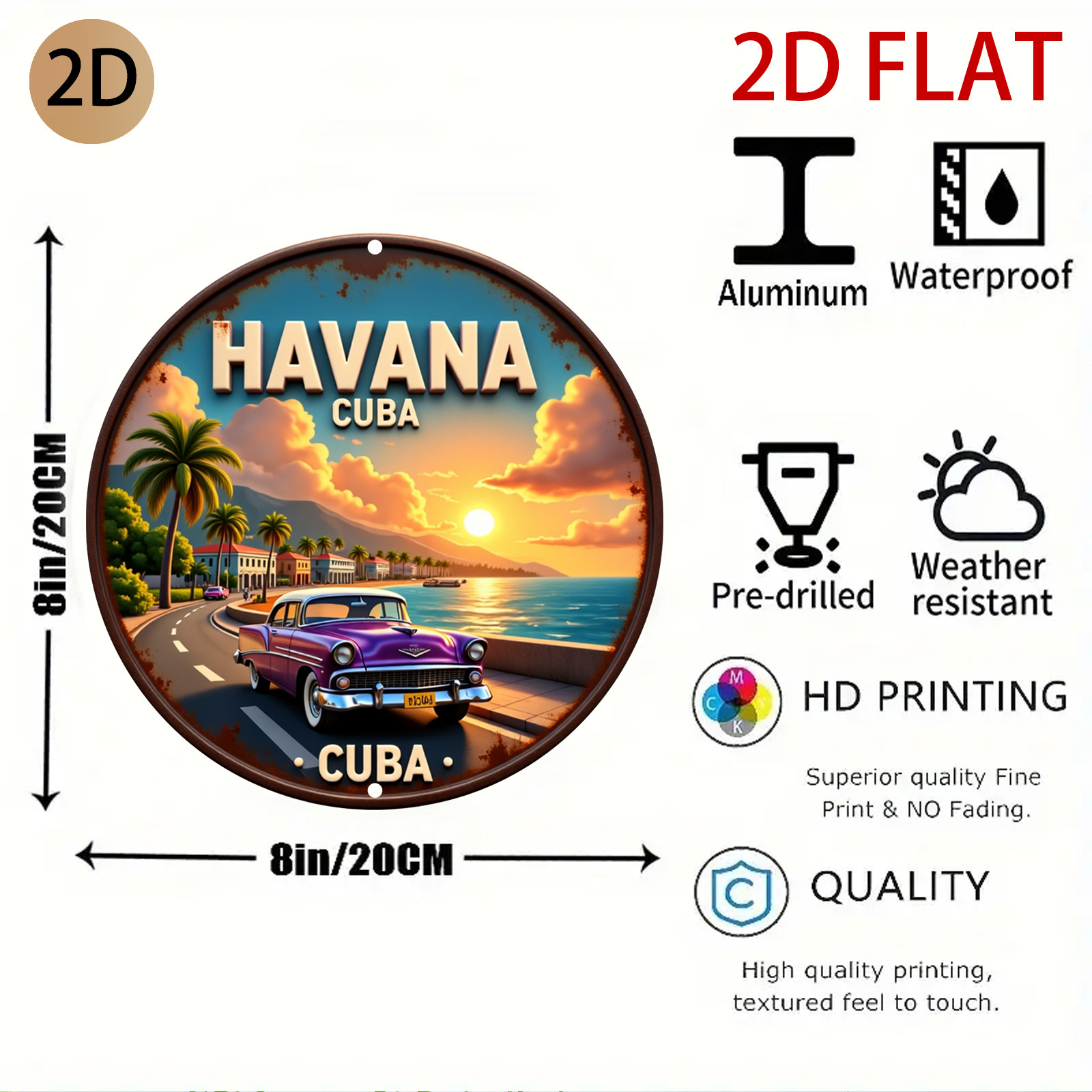 โลโก้ฮาวานา คิวบา แบบวงกลม 2 ม - Home Decor Logo Design บทวิจารณ์และราคา