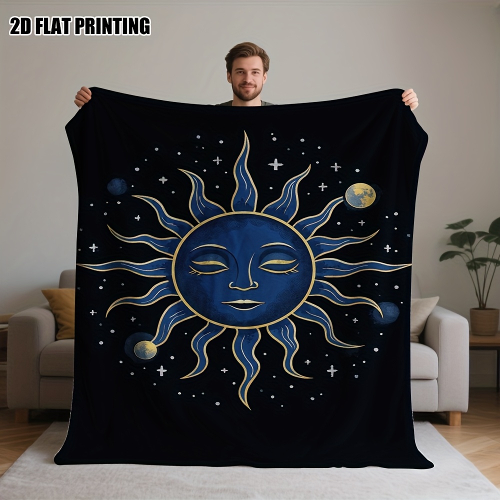 ผ้าห่มลายครีมเบส มูน ซัน สตาร์ - Neutral Throw Blanket บทวิจารณ์และราคา