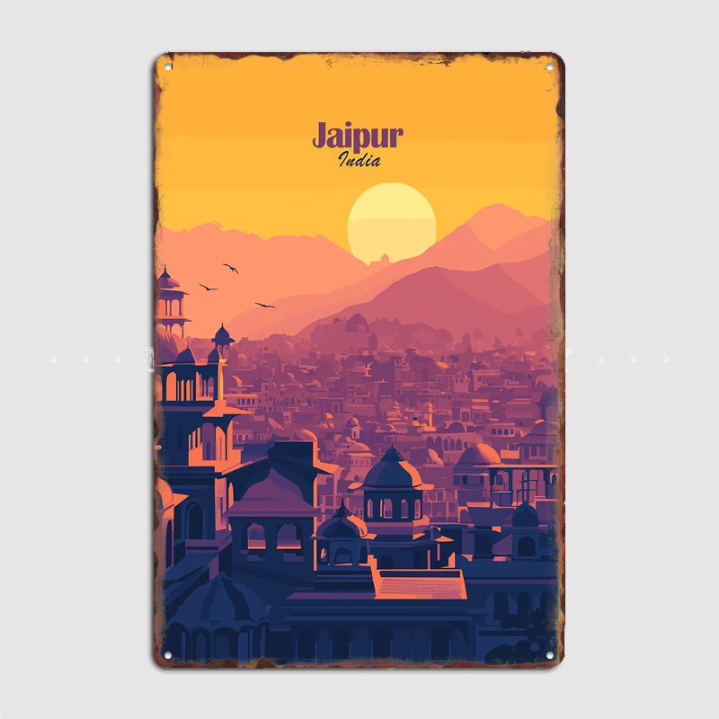 วิวเมืองเจไพร์ พระอาทิตย์ตก ทิ - Home Decor Jaipur บทวิจารณ์และราคา
